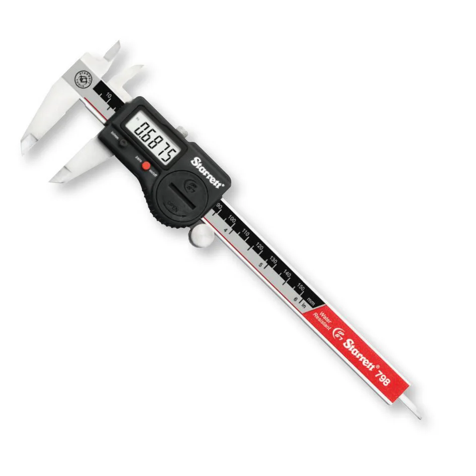 Original Starrett 798A Digital Caliper, Inch/Metric, 0-6