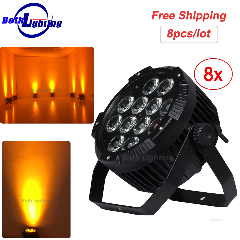 

Waterproof Wireless Dmx LED Stage Par Light 12*18W RGBAW UV 6in1 Outdoor DJ Uplighting Battery Powered Wedding Uplighters