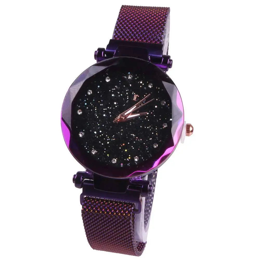 Montre réseau vibrant pour filles, montre paresseuse, fer d'aspiration, mode simple, rouge, nouveau