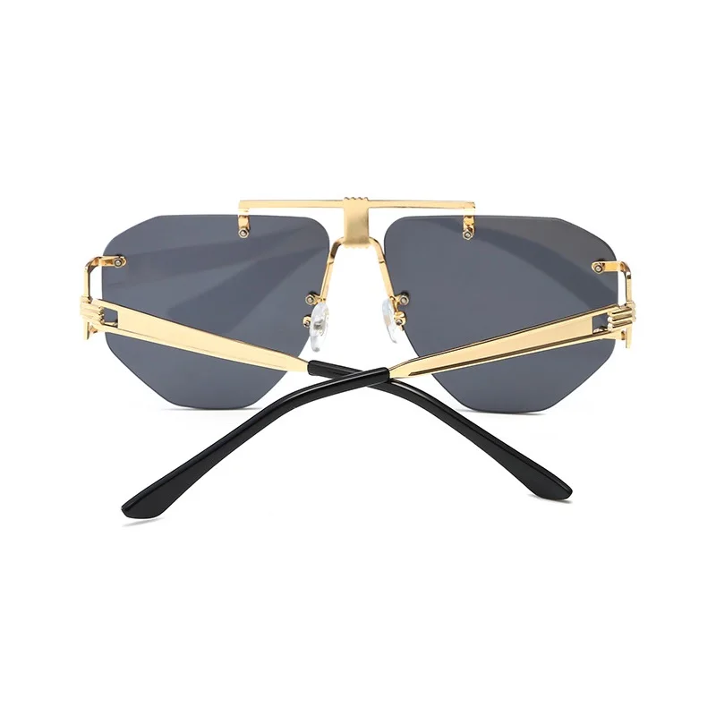 Lunettes de soleil Vintage sans bords pour femmes, lunettes de soleil de luxe de styliste, nouvelle mode d\'été 2019, 2019