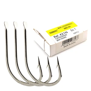 6 Büyük satış kancası, katı pirinç-no. 2