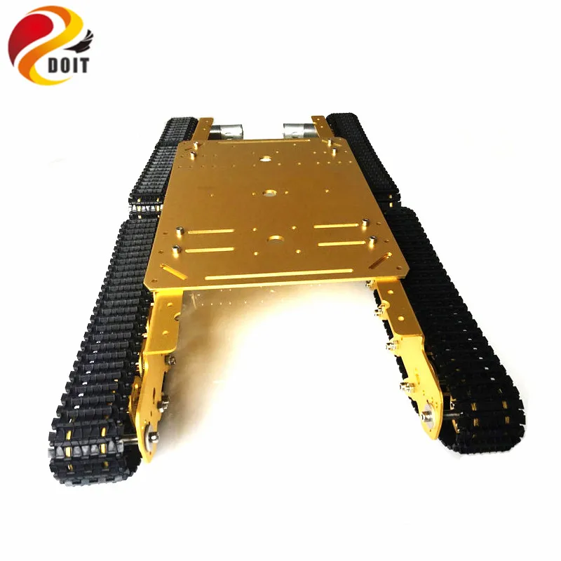 RC 1/8-アルミニウム合金フレーム付きアークディックショックタンクシャーシ,実験プラットフォーム用,arduinoロボットプロジェクト用,t600