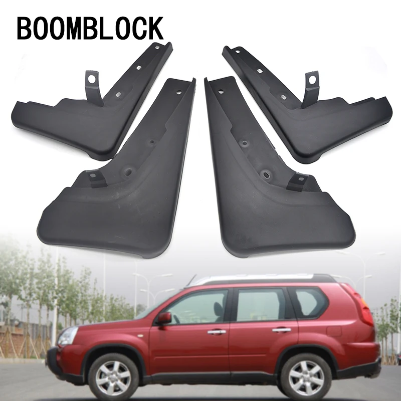 

4pcs Car Front Rear Mud Flaps Mud Flap Mudguards Fender For Nissan X-Trail T31 accessories 2008 2009 2010 2011 2012 2013