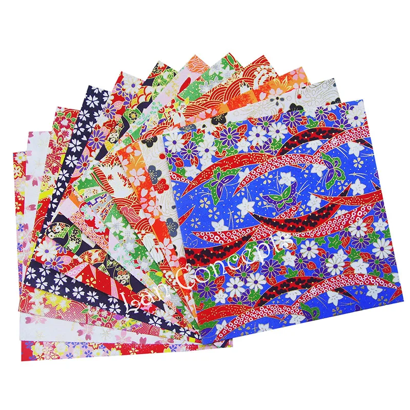 14X14cm Japanese Origami Paper Washi Paper Chiyogami Paper Yuzen paper for DIY gift crafts scrapbook -200pcs/lot mixed designs