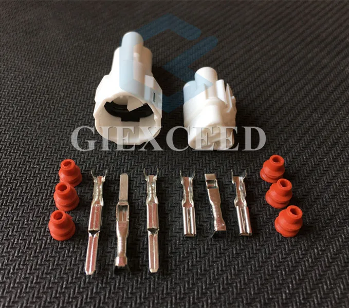 2 Sets 3 Pin AC Assembly 6187-3231 6180-3241 Sumitomo MT Sealed Style 2.2 Series Female And Male Auto Connector Wiring Socket