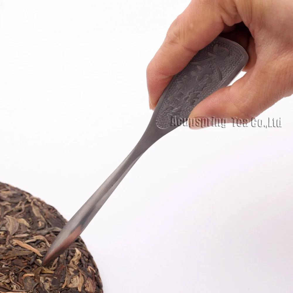 Beautiful Steel Tea Needle/Knife/Cutter,For making Ripe/Raw Puerh tea,Pu'er tea accessories,with Secret gifts