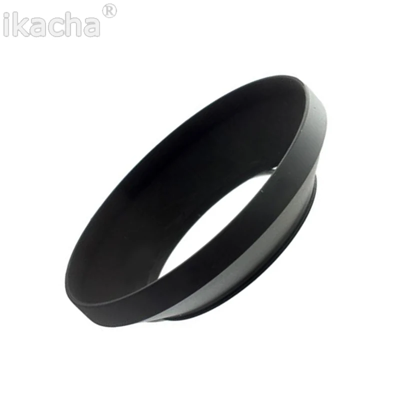 49 52 55 58 62 67 72 77 82mm Black Camera Metal Lens Hood Wide Angle Screw In Mount Lens Hood for Canon Nikon for Sony Pentax