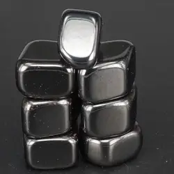 Black Lodestone Magnetite Tumbled Stone Wicca, Message Reiki Crystal Healing 7Pc