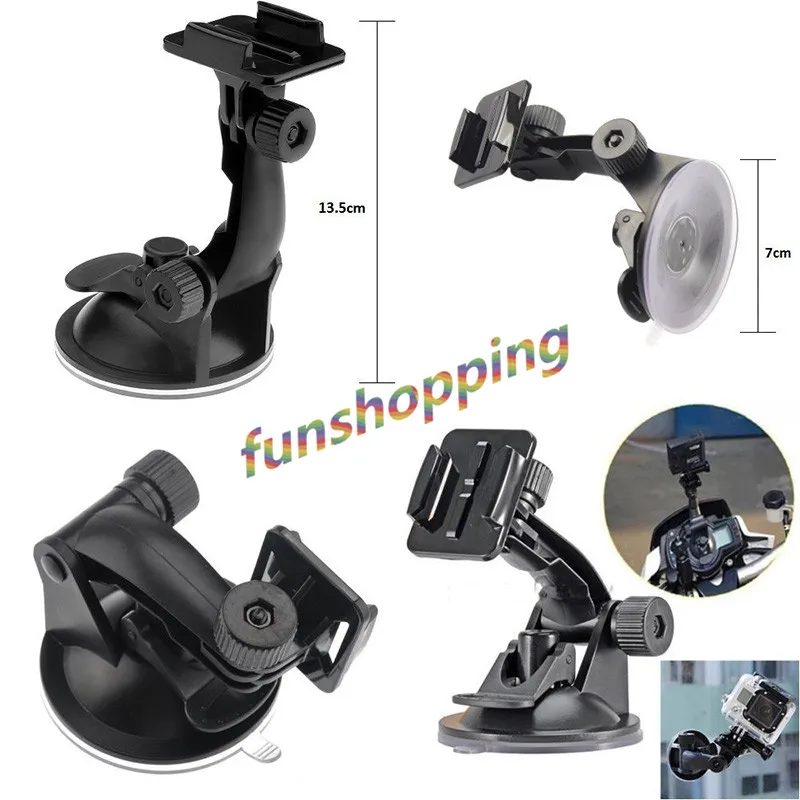 สำหรับ Gopro อุปกรณ์เสริมสำหรับ SJ4000 Car Sucker Holder Suction Cup Mount สำหรับ Gopro Hero 6/5/4/3/3/+ ขนาดเล็ก Hd กล้องวิดีโอการกระทำกล้อง