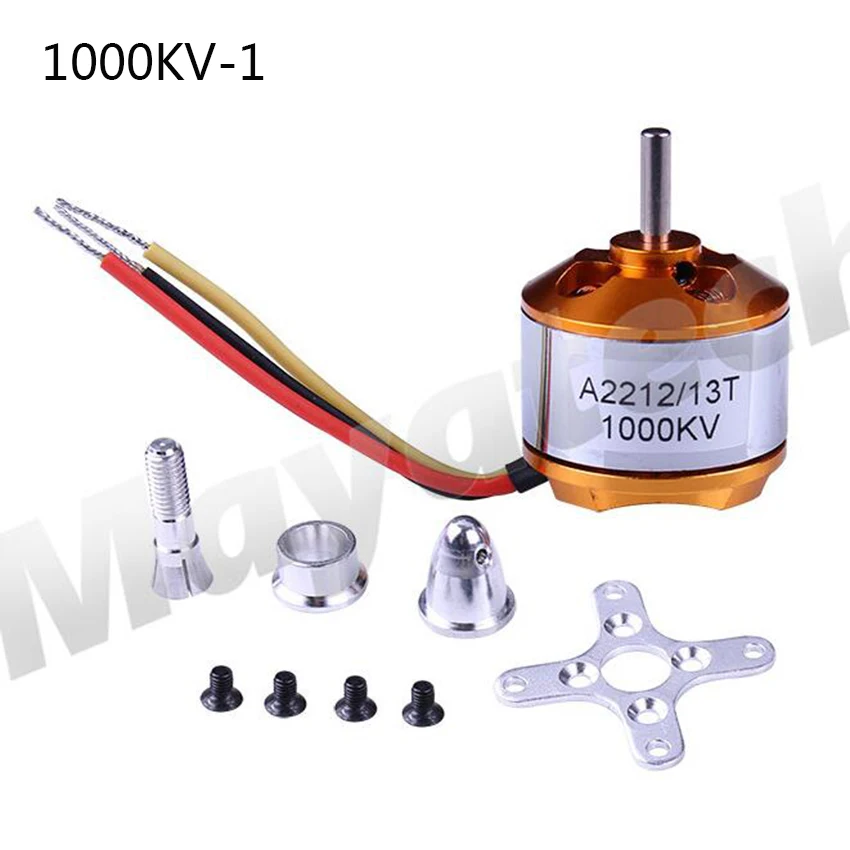 1pc A2212 Brushless Motor 1000KV 1400KV 2200KV For RC Aircraft Plane Multi-copter Brushless Outrunner Motor