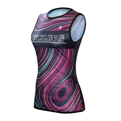 Summer Cycling Vest For Women Sleeveless Breathable Bike Jersey Quick Dry Sportwear MTB Jersey Bicycle Clothing XS-XXXL