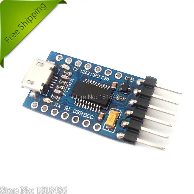 1PCS FT231X Breakout FT231X USB TO TTL 5V 3.3V Download Cable To Serial Adapter Module