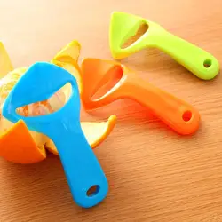 Multi-functional Plastic Orange Peel Candy Color Orange Lemon Peeler Kitchen Small Tool Portable Fruit Stripper Orange Device