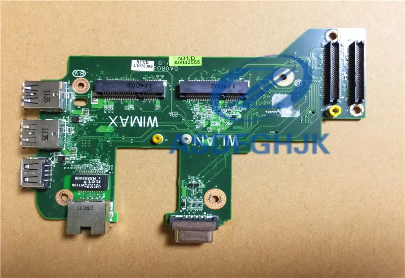 

Original for Dell N7110 USB VGA LAN WLAN board 0CY4GM CY4GM DA0RO3PI6D1 100% Test ok