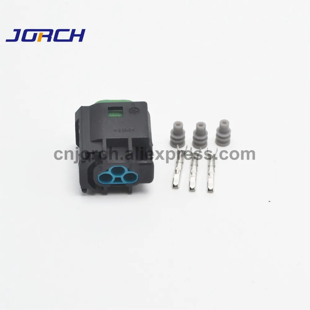 5sets 3pin tyco plastic Radar sensor plug connector auto light waterproof electrical plug connectors 968402-1