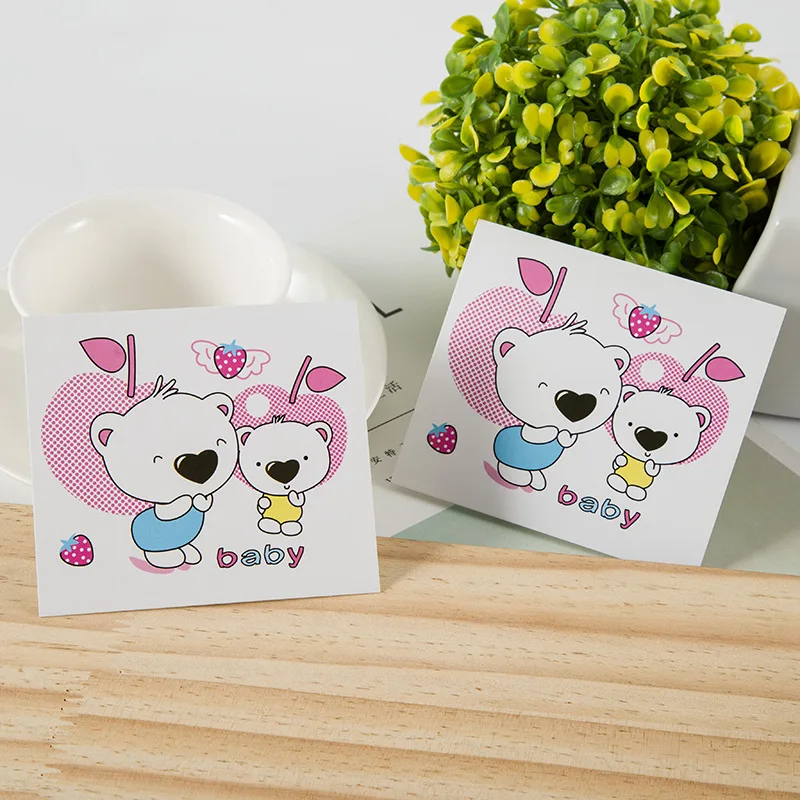 50pcs/lot 8.5x9.5cm A variety of designs style Leave a Message Paper Cards Gift Decoration Card Greeting card or Rewards Card