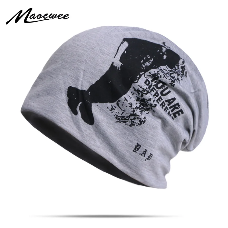 New Spring And Autumn Loose Casual Fashion Men And Women Pullover Cap Ladies Classic Hatless Windproof Beanie Hat