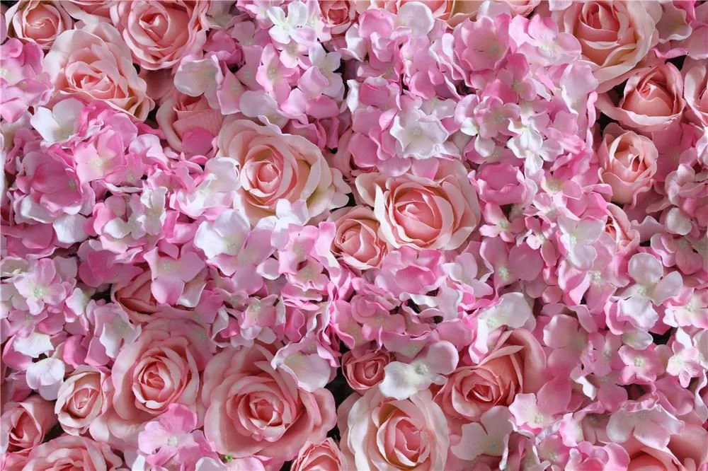 SPR Free Shipping-pink-10pcs/lot Artificial silk rose flower wall wedding background lawn/pillar road lead market decoration