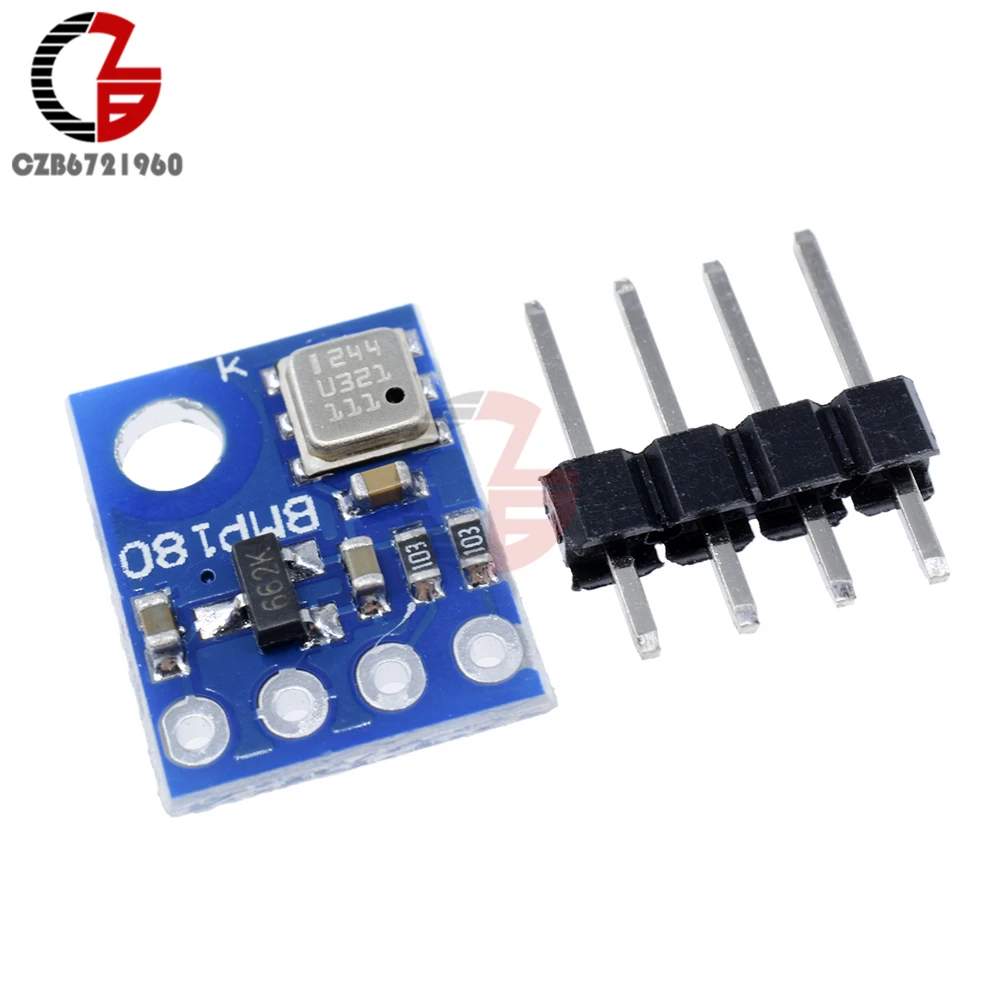 IIC I2C GY-68 BMP180 Digital Barometric Pressure Sensor Board Module GY68 Replace BMP085 DC 1.8-3.6V Power for Arduino