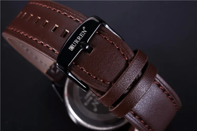 New Brand Curren Men\'s Watch Men Date Clock Men Casual Quartz Watch Leather Wrist Sports Watches Military Army Relogio Male