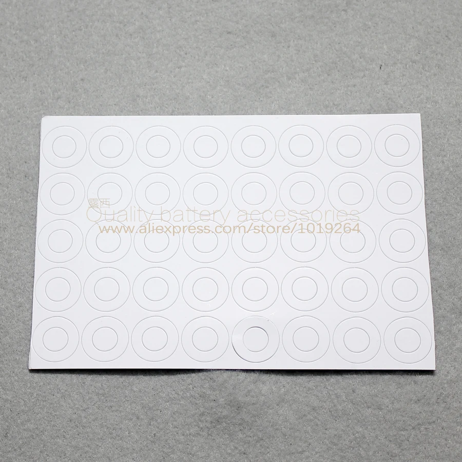 リチウム電池用断熱材,100個/ピース/ロット,18650 18650,耐熱性,フラット表面,断熱パッド17x9.0x0.3