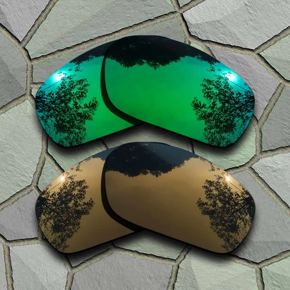 

Jade Green&Bronze Copper Sunglasses Polarized Replacement Lenses for Jawbone