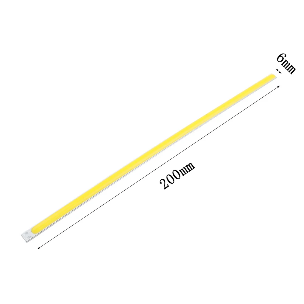 

200mm cob led DC12V 8W Super thin New Flip Strip tube L200xW6mm hard bar light light source For DIY Lighting project 10PCS