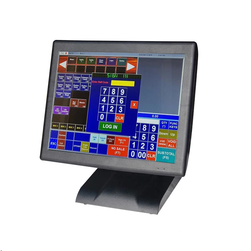 Free shipping 15 inch touch cash register restaurant pos system restaurant equipment China Manufactoture image 2