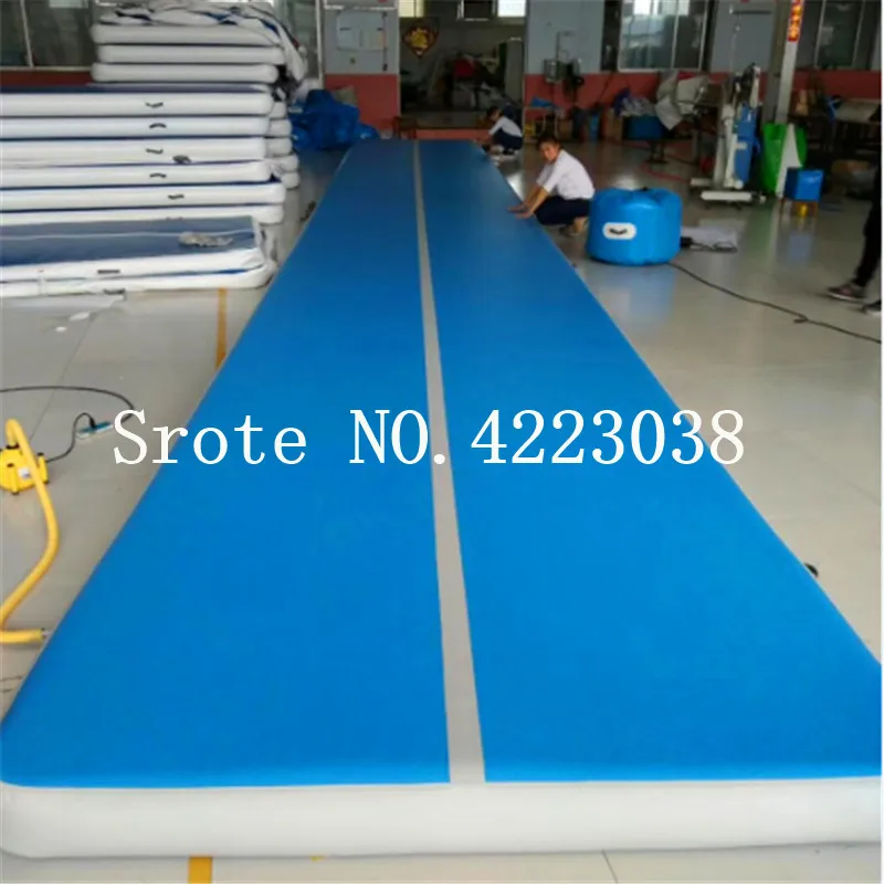 

Free Shipping 8x2x0.2m Used Inflatable Gymnastics Mats /Inflatable Air Track For Sale/DWF PVC Inflatable Gym Mat