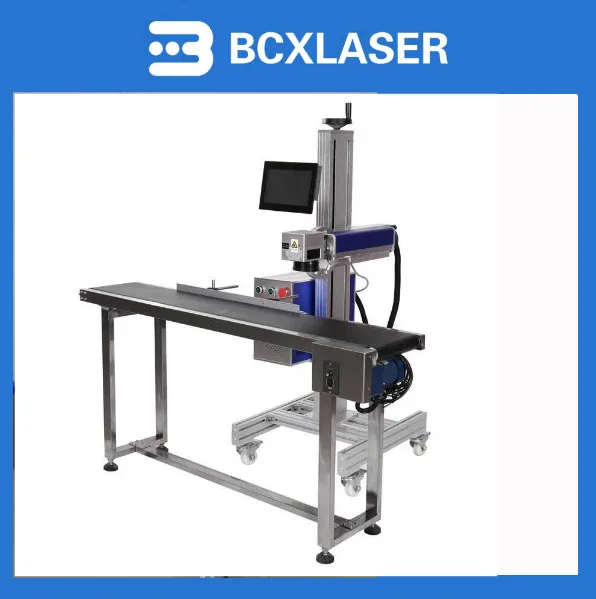 Aluminium Plastic 20W fiber Laser Marking Machine Laser Printing Machine For Sale