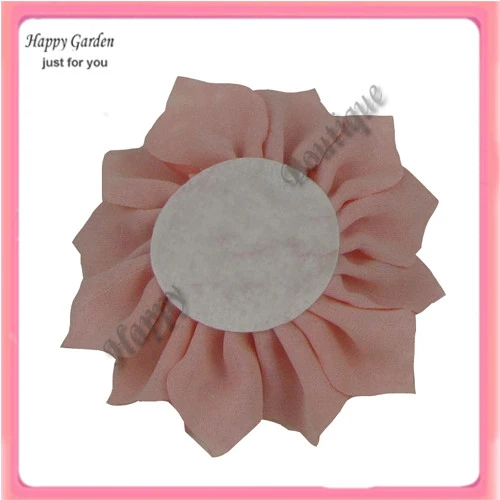 Frete grátis!! Flores de chiffon vazadas com 5 cores, 24 lâmpadas, 10cm de diâmetro, para misturar encomendas