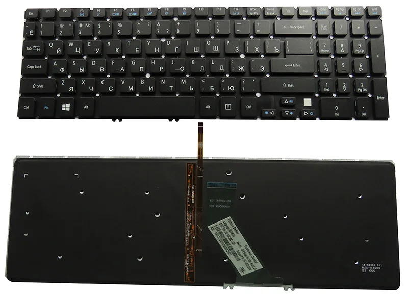 

Russian NEW For Acer Aspire V5-552 V5-552G V5-552P V5-572 V5-572G V5-572P V5-573 V5-573G V5-573P V7-581 Backlight RU keyboard