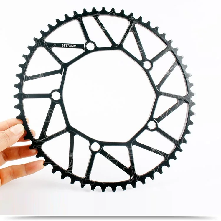 Litepro 130 BCD 50T 52T 54T 56T 58T Chainring 8 9 10 Speed Hollow CNC Alloy Single Disc Chainwheel Road Folding Bike Chain Wheel