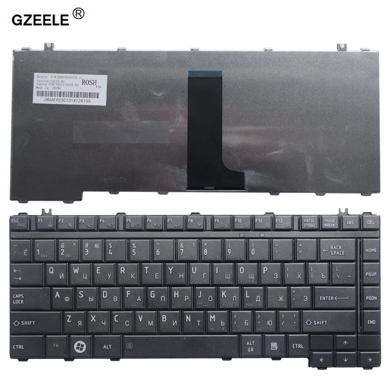 

GZEELE russian Keyboard for Toshiba Satellite A200 A205 A210 A215 A300 A305 A305D A350 A355 M300 M200 M305 PK130190180 RU laptop