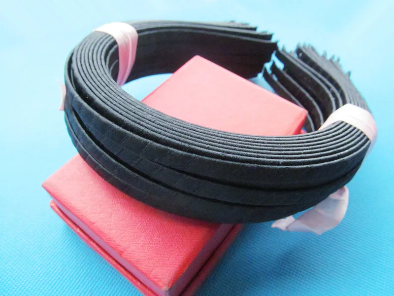 

10pcs 7mm Wide Black Ribbon Wrapped Headband/Hairband Charm Finding,Hair Accessory,DIY Accessory Jewellry Making