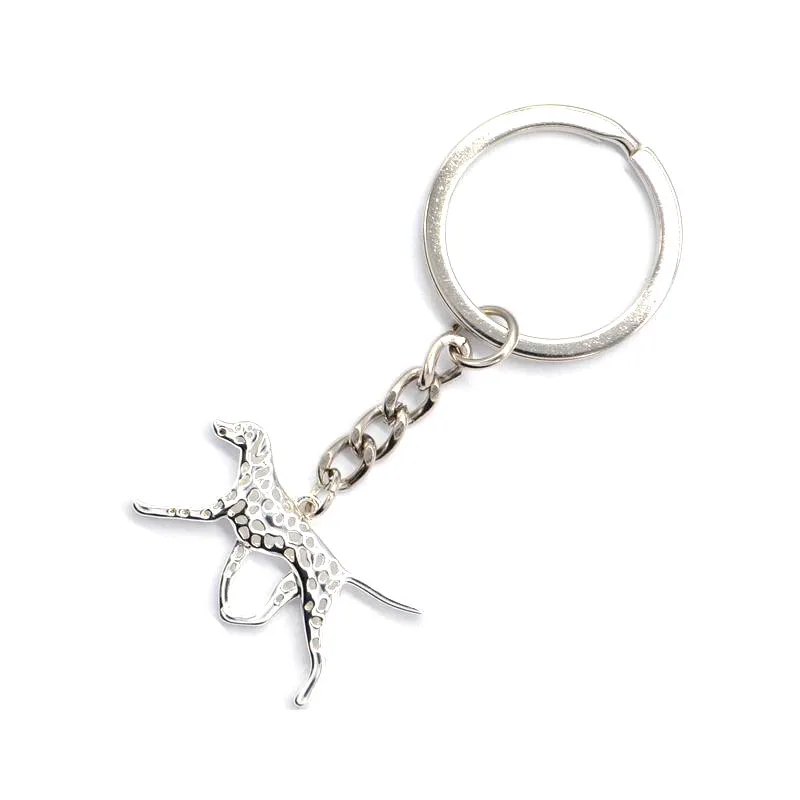 Women's Jewelry Alloy Cutout Dog Key Chains Lovers' Dalmatian Movement Key Chains