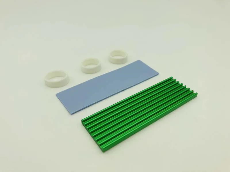 Warmte Aluminium Koeler Heatsink M.2 Koeling Koeler Koellichaam Warmte Thermische Pads voor NGFF NVME PCIE 2280 SSD Harde Schijf schijf 6 Kleur