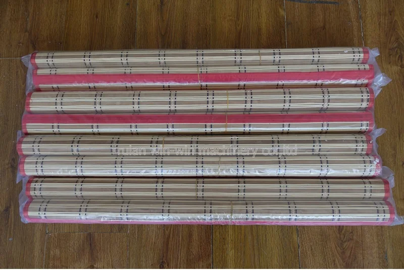 6pcs cortina de bambu pequena uso para saco que faz a máquina largura 80 * alongamento cm