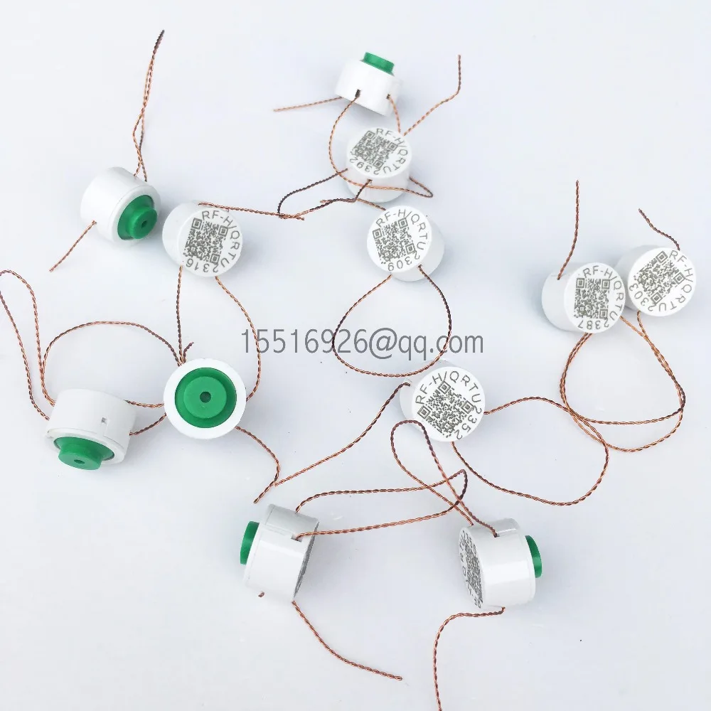 100piece Snap Closure Meter Seal High quality Factory Price  , Water meter Seal , QR code ，Security Plastic Seals anti-fake