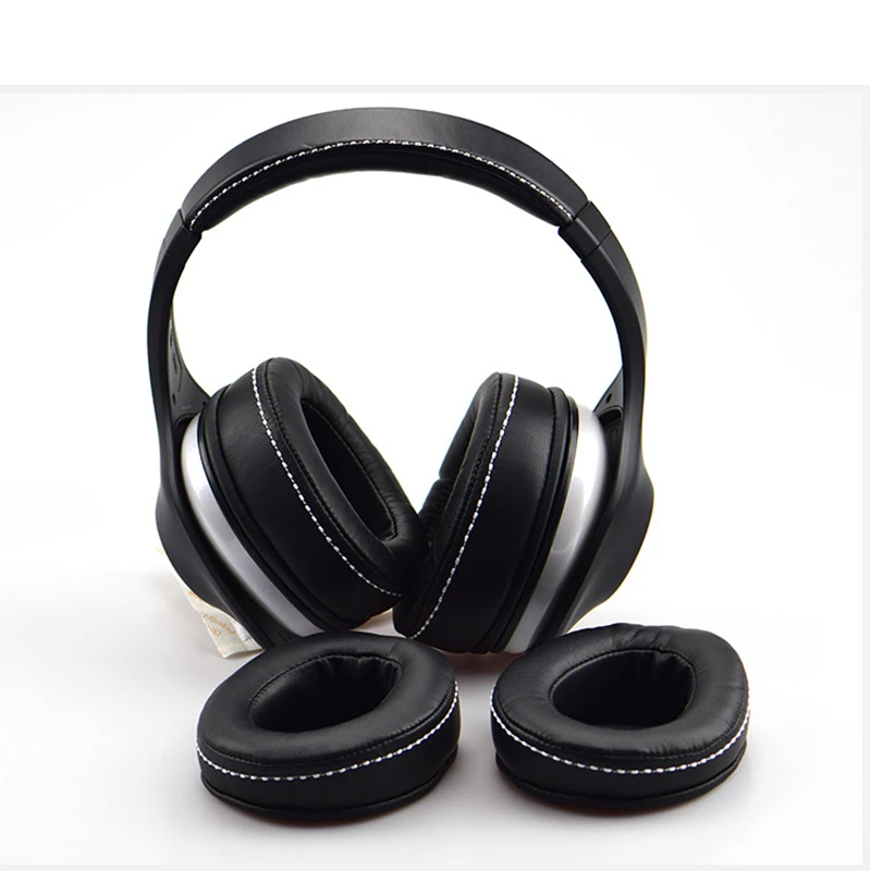 Almohadillas de espuma de cuero para auriculares, almohadillas de repuesto para auriculares AH-D600 DENON, de alta calidad, 1,19, 1 par