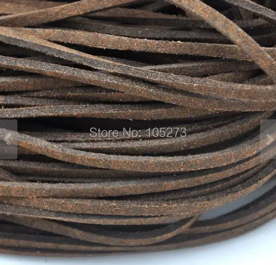 New Arriver 10 Meters Of Brown Faux Leather Ribbon Cords String 2.5mm Handmade For DIY Jewelry Charming Women Gift Leather Rope