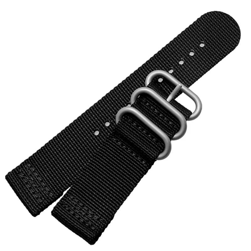 Hohe Qualität 6 Farben Armband 18mm 20mm 22mm 24mm Nylon Wasserdichte Uhr Band Strap Sport Armband edelstahl Schnalle