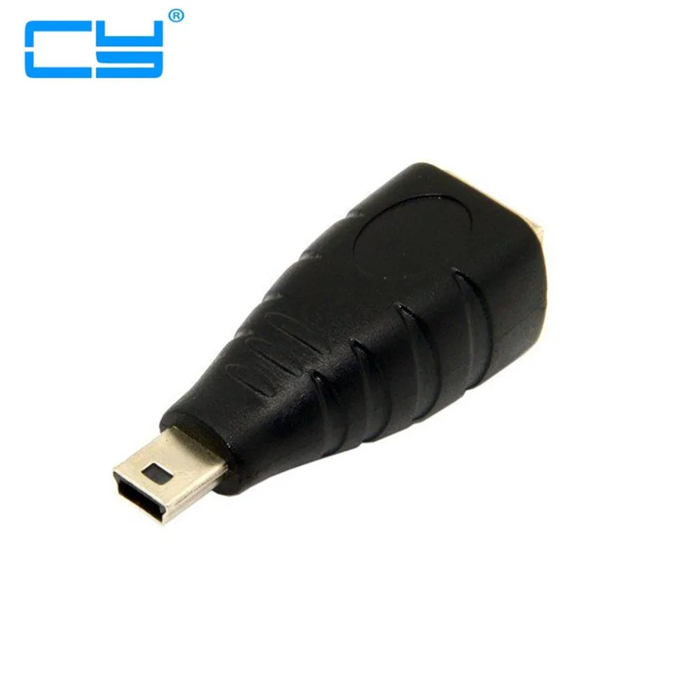 

5PCS Mini USB B type 5pin male to USB 2.0 B Type Female Printer Scanner Adapter Black