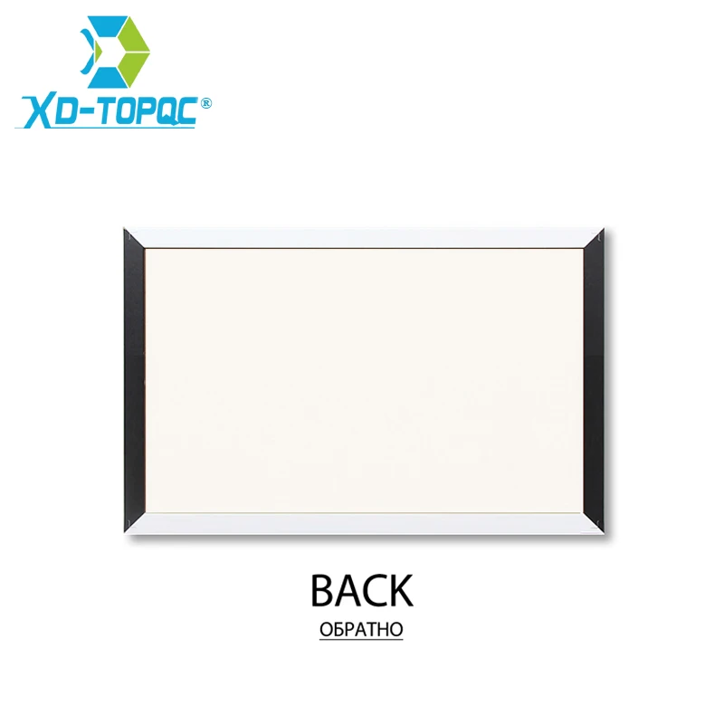 Xindi 25*35 Cm Bảng Trắng MDF Trắng Đen Khung Từ Bảng Trắng Cho Hương Mới Vẽ Bảng Khô xóa Bảng Thông Báo WB07