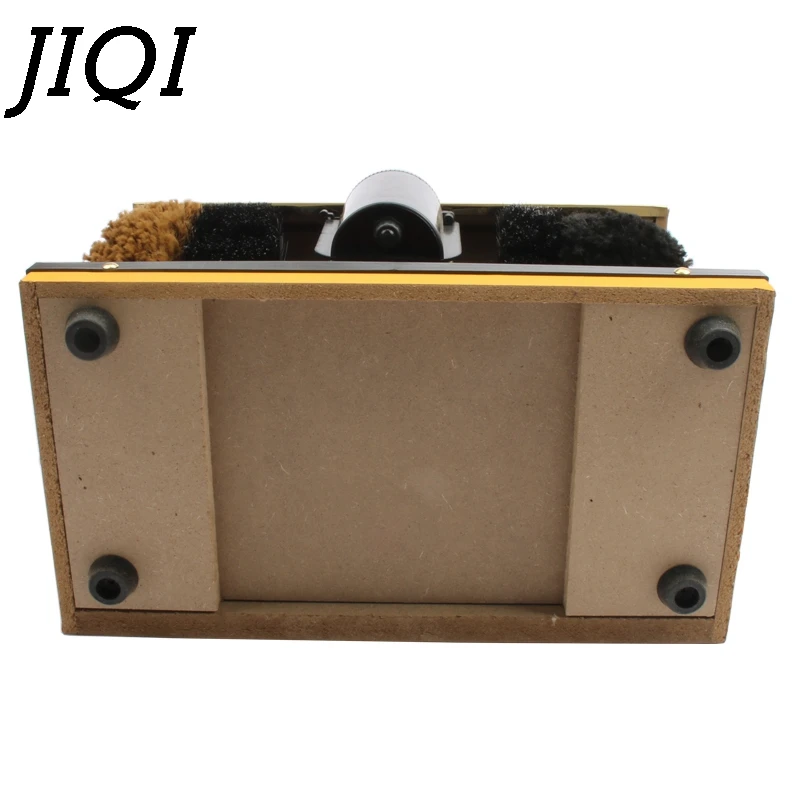 JIQI Electric Shoes Cleaner Shiner Sole Care Boot Shoe Polisher Brush Automatic Polishing Leather Shine Cleaning Machine Washer