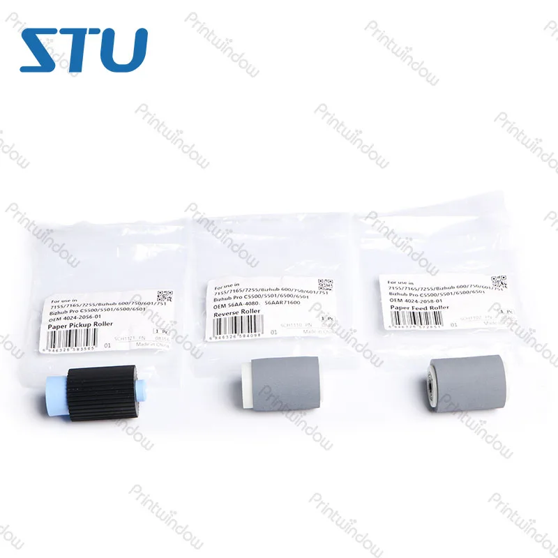 

1Set 3PCS Original Pickup roller for Konica Minolta bizhub C5500 C5501 C6500 C6501 C6000 C7000