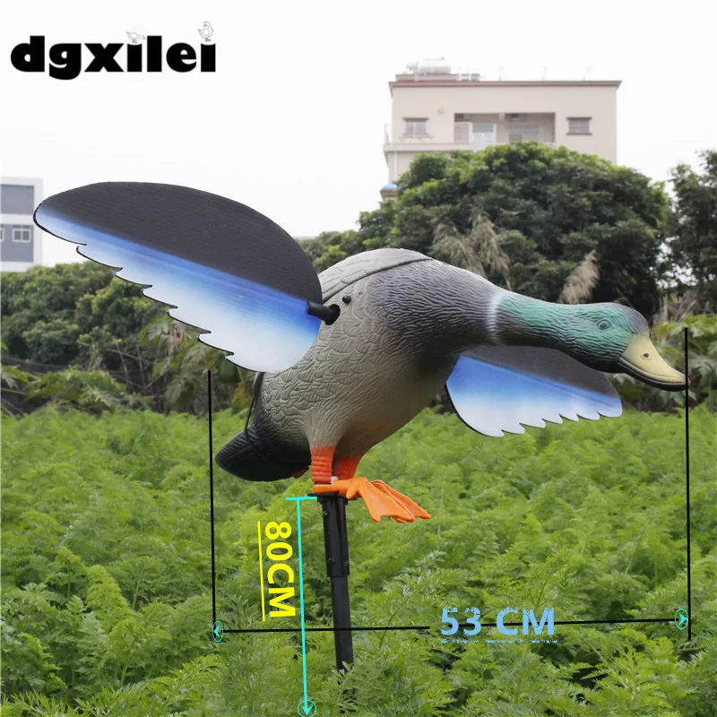 2017 Russian Wholesale Free Shipping Decoy Ducks Good Tackle Retail Item Dunks Hunting With Magnet Spinning Wings From Xilei