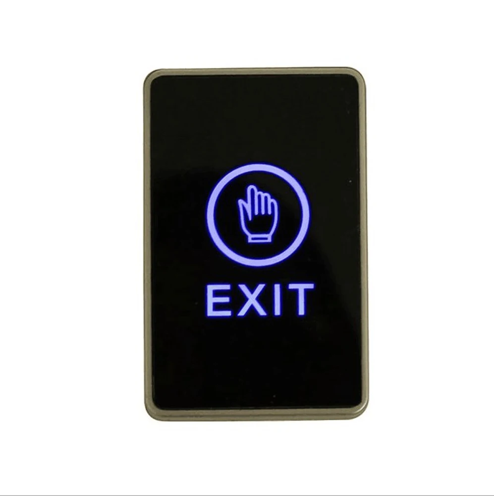 

Infrared Bule Backlight Touch Exit Button Contactless Door Release Switch for Access Control System