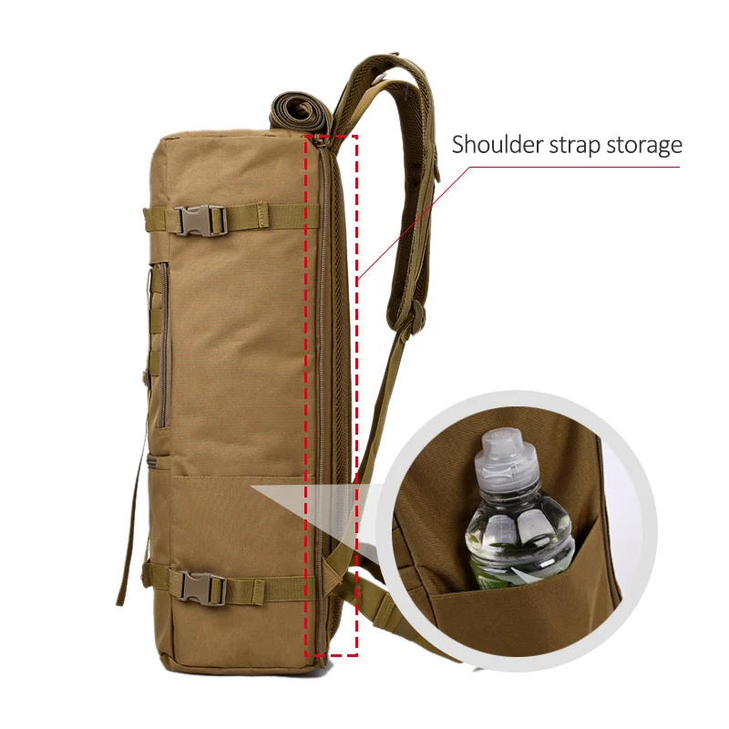 60L 50L Hiking Travel Backpack Camping Bag Tactical Mountaineering Climbing Molle Nylon Bags Outdoor Bag Multi-function Bag