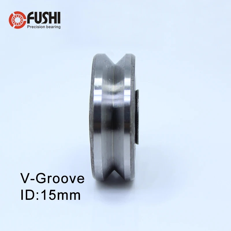 

V Groove Sealed Ball Bearing ( 2PCS ) 15*40*16 15*45*11 mm Pulley Wheel Bearings V5/2.2 V8/4 Guide Track Rlooer Bearing